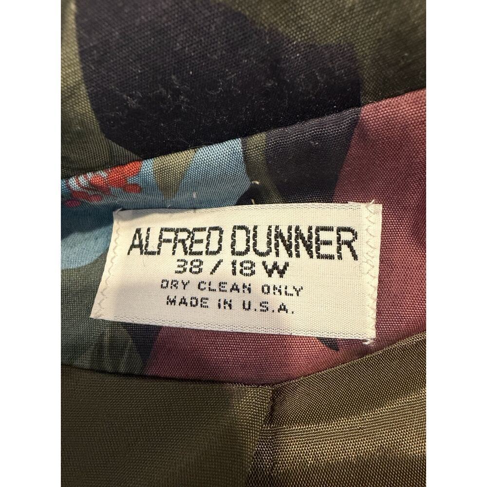 Alfred Dunner 18W Floral Blazer Jewel Tone Jacket - Picture 4 of 8